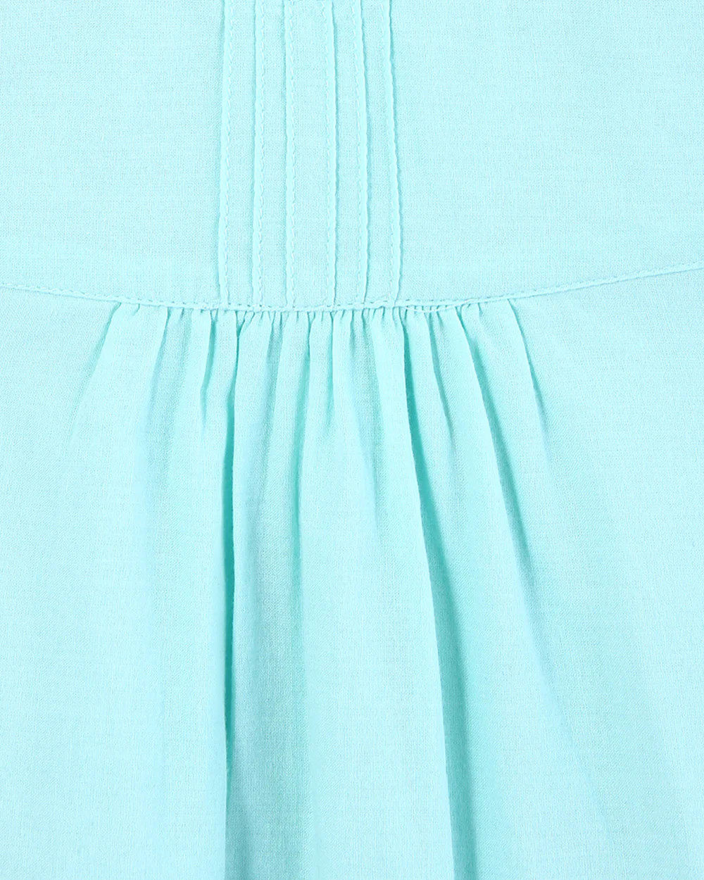 Beebay Turquoise Frock Dress-Schiffli-Cotton-For Infants - Image 3