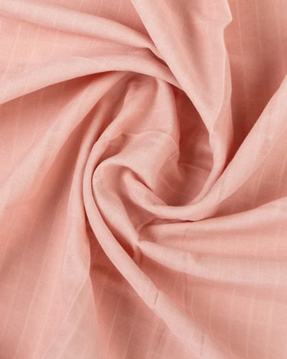 BeeLittle Baby Bath Towel-100% Organic Cotton Muslin-Peach Mania - Image 2