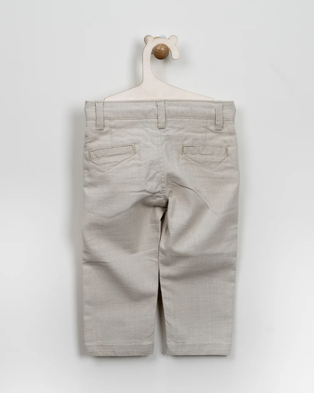 BeeLittle Beige Trousers-Cotton-For Infants - Image 2