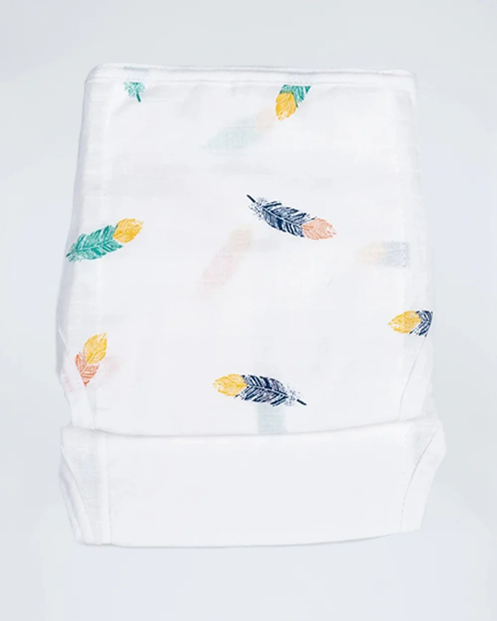 BeeLittle Bird Box Velcro Nappy-Organic Cotton-Washable & Reusable-3 to 6M-Pack of 3 - Image 3