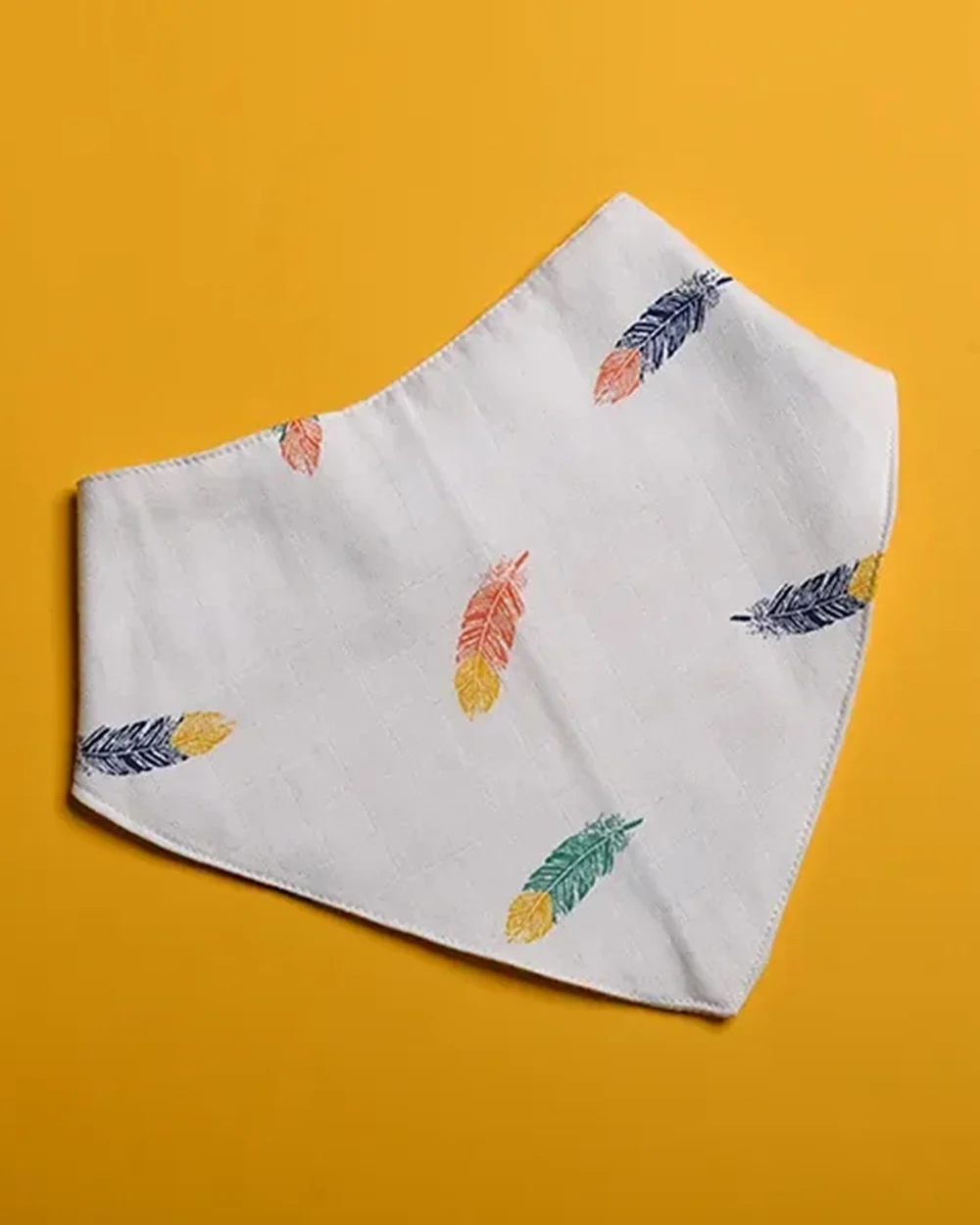 BeeLittle Bird Box-Reversible Bandana Bib-Snap Button-0M+ - Image 2
