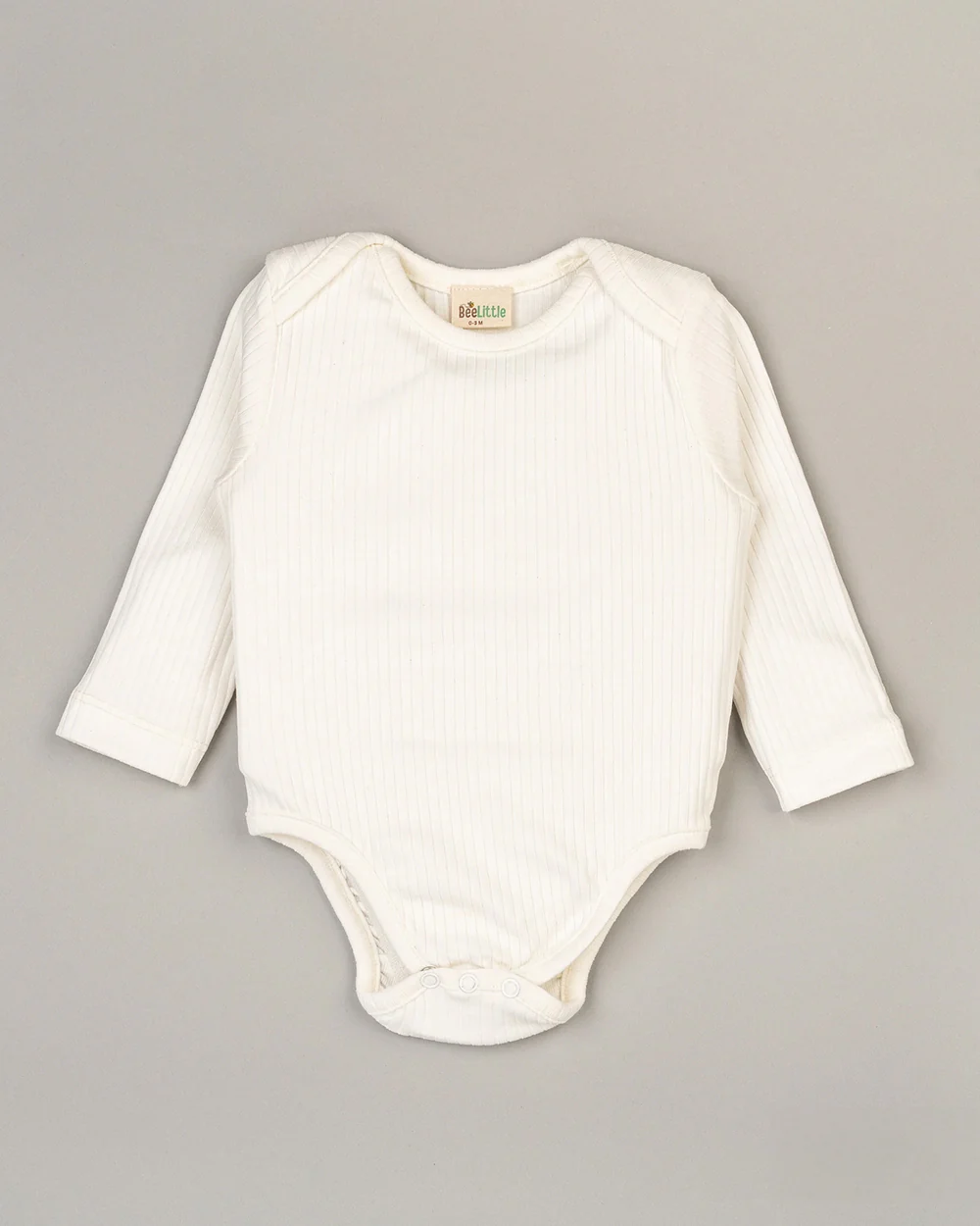 Beelittle White & Pink Bodysuits-Solid-Cotton-For Infants-Pack Of 3 - Image 10