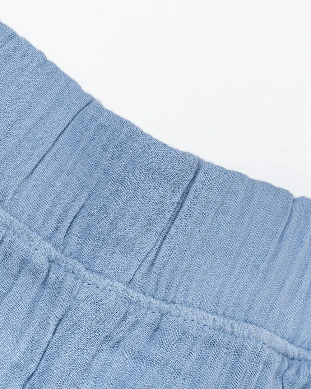 Beelittle Blue Coord Set-Solid-Organic Cotton-For Infants - Image 8