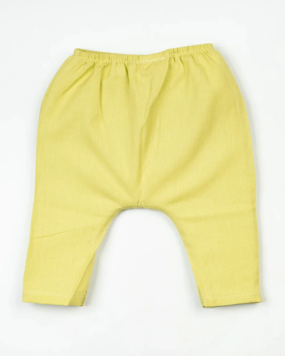 BeeLittle Cream & Yellow Jhabla Set-Grapes-Cotton-For Infants - Image 3