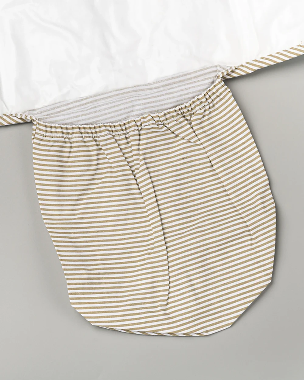 BeeLittle Diaper Changing Mat-With Built-in Pocket-Organic Cotton-Farm Frenzy - Image 2