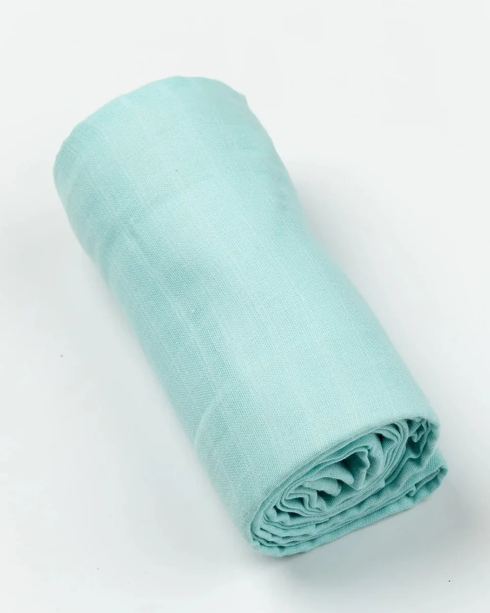 BeeLittle Fancy Feathers & Teal Green-Organic Muslin Swaddle-Pack of 2-Infant Wraps - Image 6
