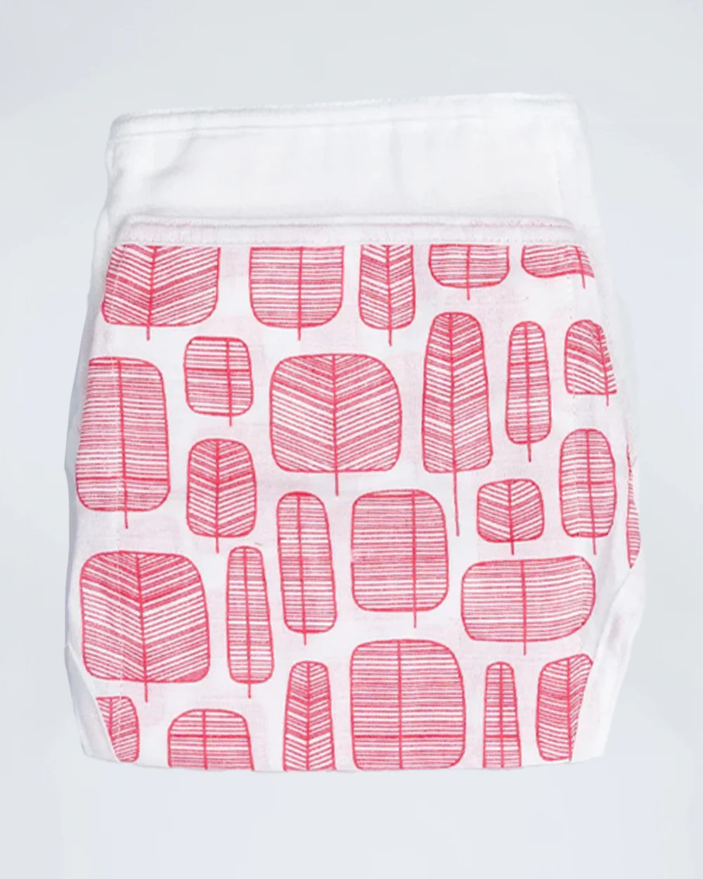 BeeLittle Fruit Punch Velcro Nappy-Organic Cotton-Washable & Reusable-3 to 6M-Pack of 3 - Image 3