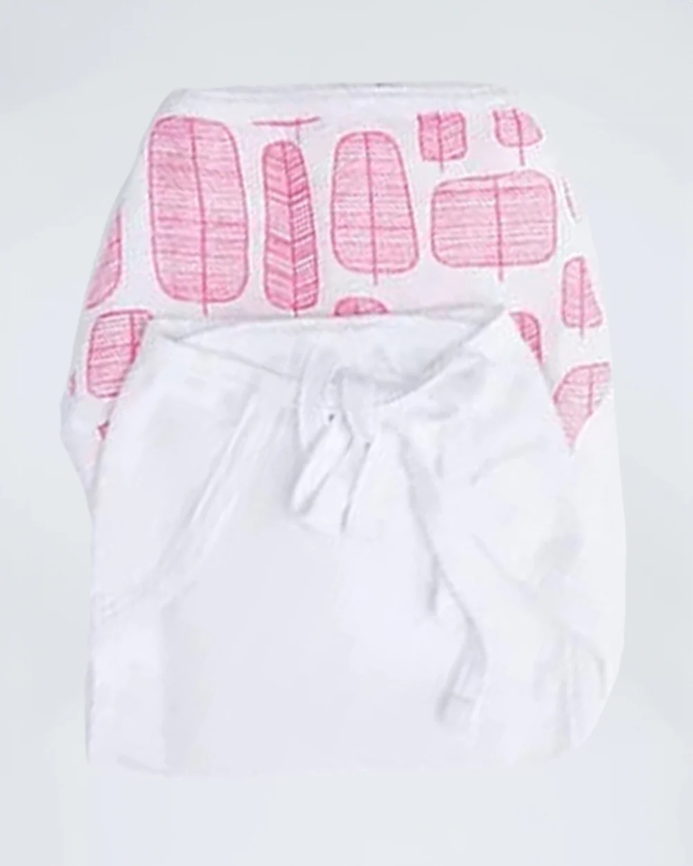 BeeLittle Fruit Punch Knotted Nappy-Organic Cotton-Washable & Reusable-0 to 3M-Pack of 3 - Image 3