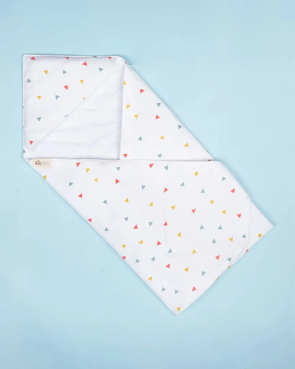 BeeLittle Hooded Baby Bath Towel-100% Organic Cotton Muslin-Mad Angles