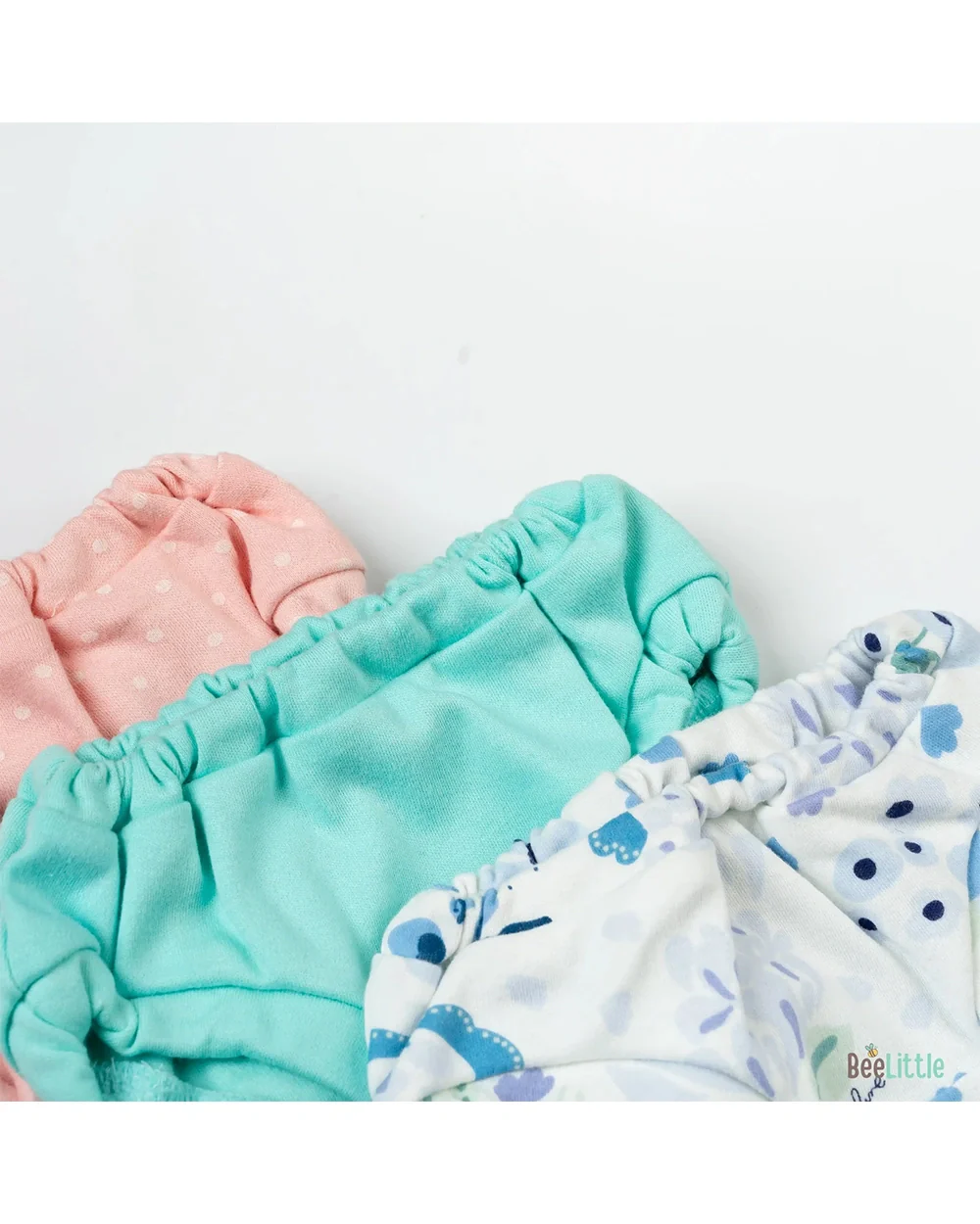 BeeLittle Multicolor Briefs-Baabaa Baby-Organic Cotton-Pack of 3-For Infants - Image 3