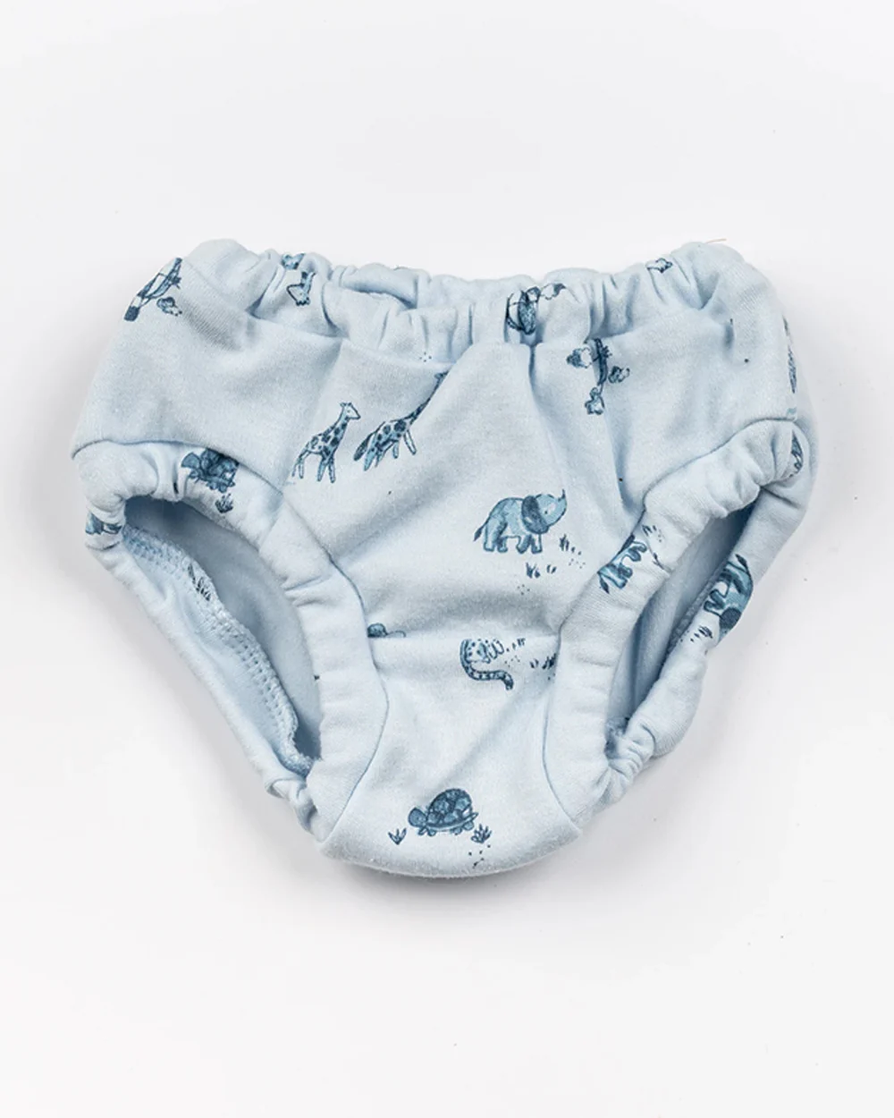BeeLittle Off White & Light Blue Briefs-Road Trip-Organic Cotton-Pack of 3-For Infants - Image 4