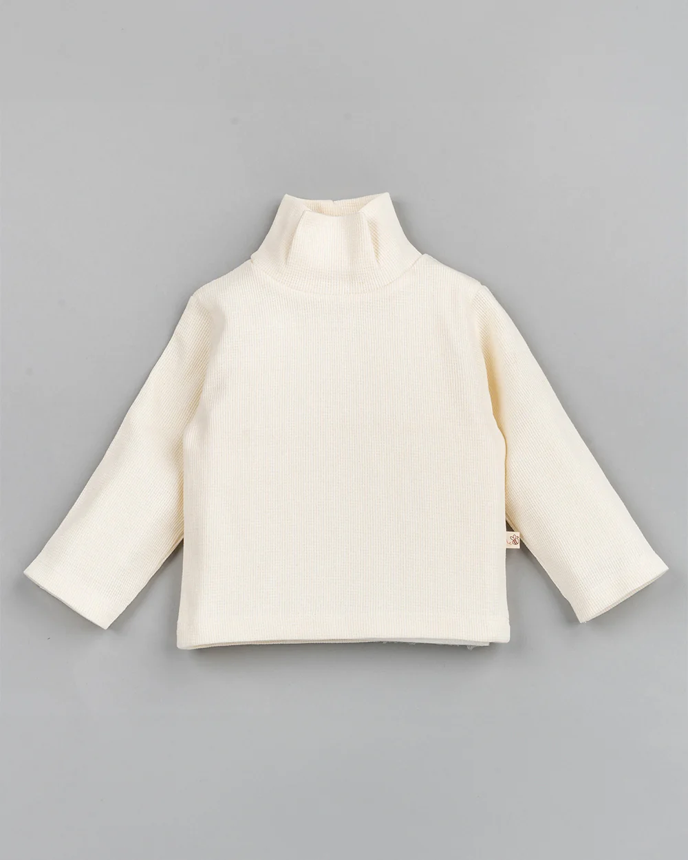 Beelittle Off White Full Sleeves T-shirt-Cotton-For Infants - Image 2