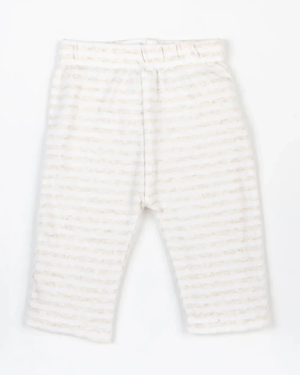 BeeLittle Off White Leggings-Stripes-Cotton-For Infants