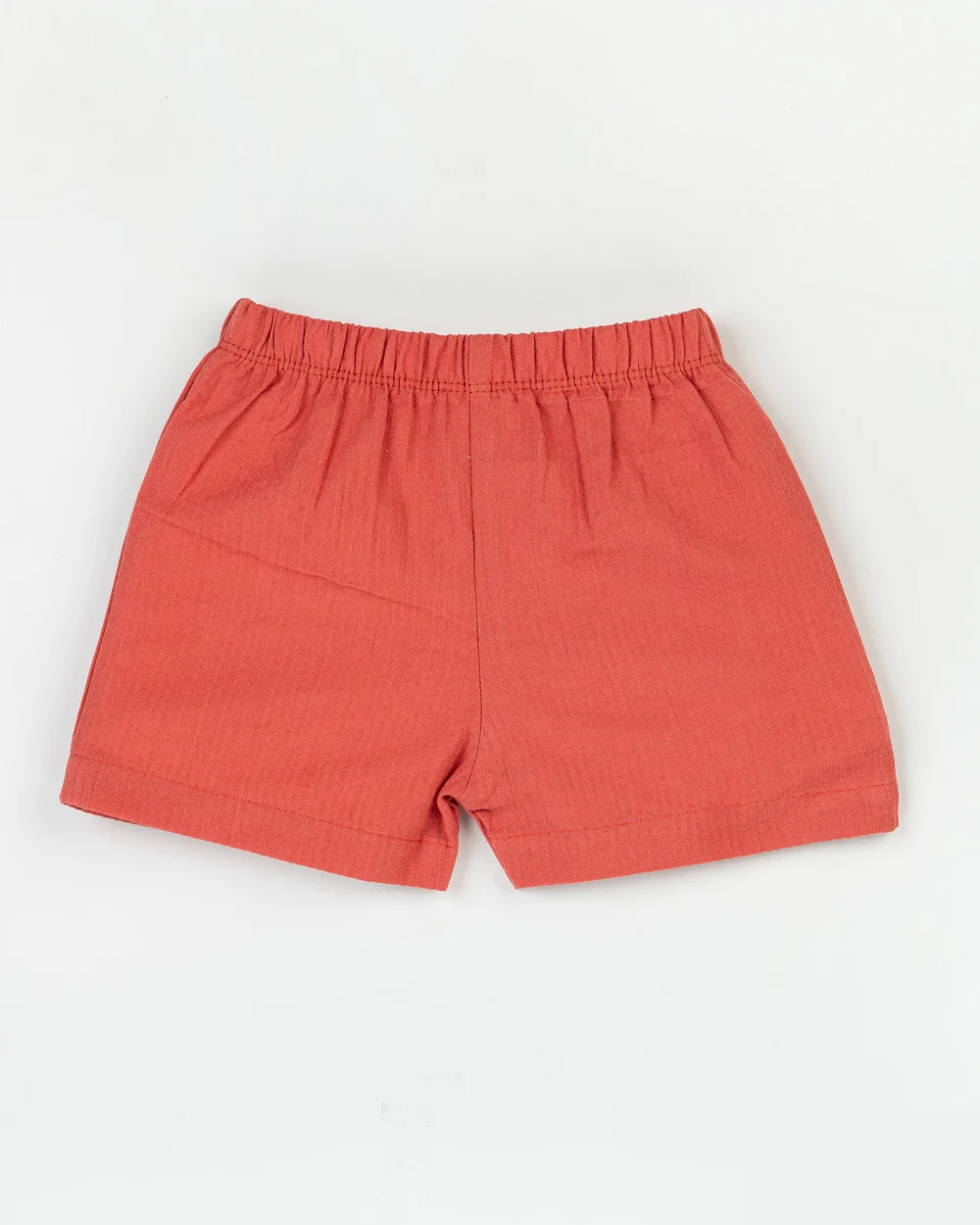Beelittle Red Coord Set-Solid-Organic Muslin-For Infants - Image 6