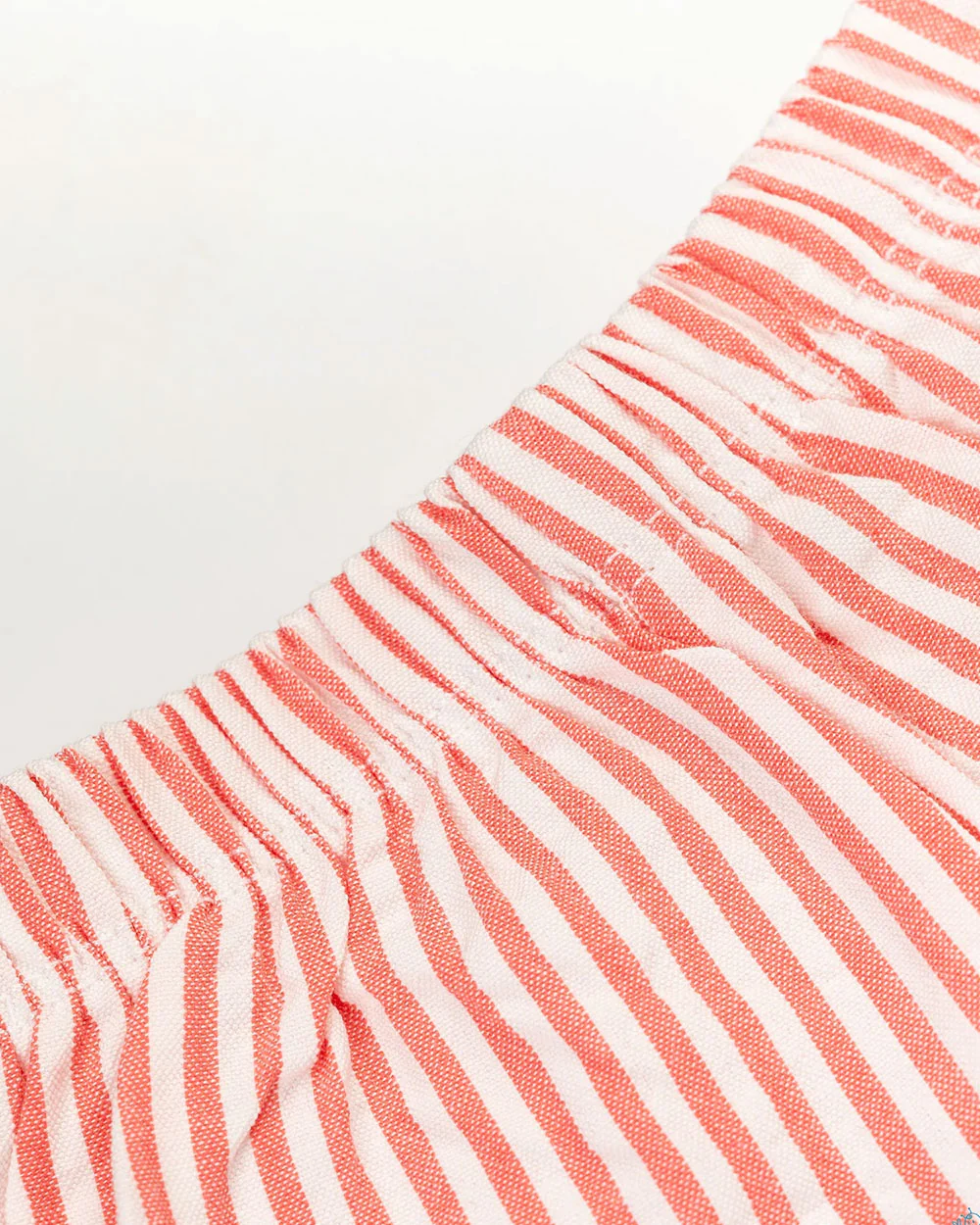 Beelittle Red Top & Shorts Set-Red Stripes-Organic Cotton-For Infants - Image 5