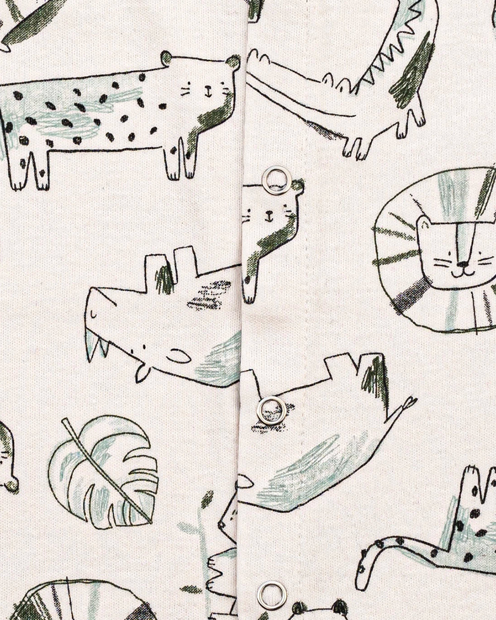 BeeLittle White Jhabla-Animals-Organic Cotton-For Infants - Image 4