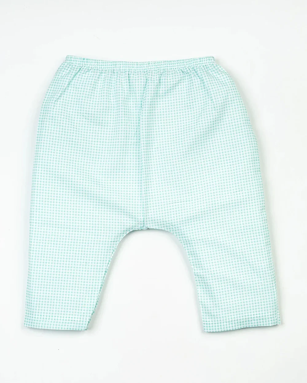BeeLittle White & Light Blue Jhabla Set-Elephant-Organic Cotton-For Infants - Image 8
