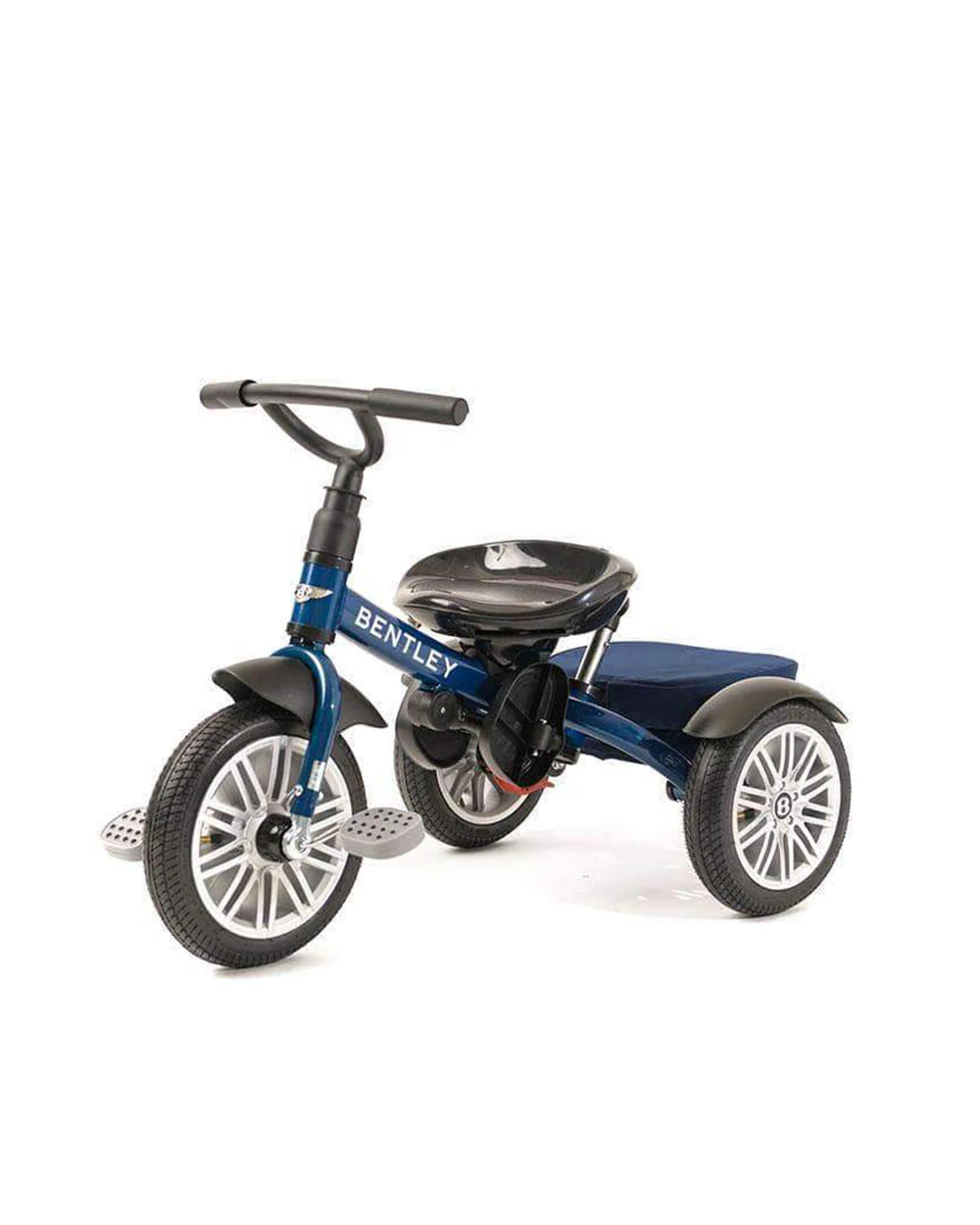Bentley 6-in-1 Baby Stroller-Bentley Continental GT Speed Replica Wheel-Rotating Seat-With Bentley Bag-6M to 5Y-Sequin Blue - Image 14