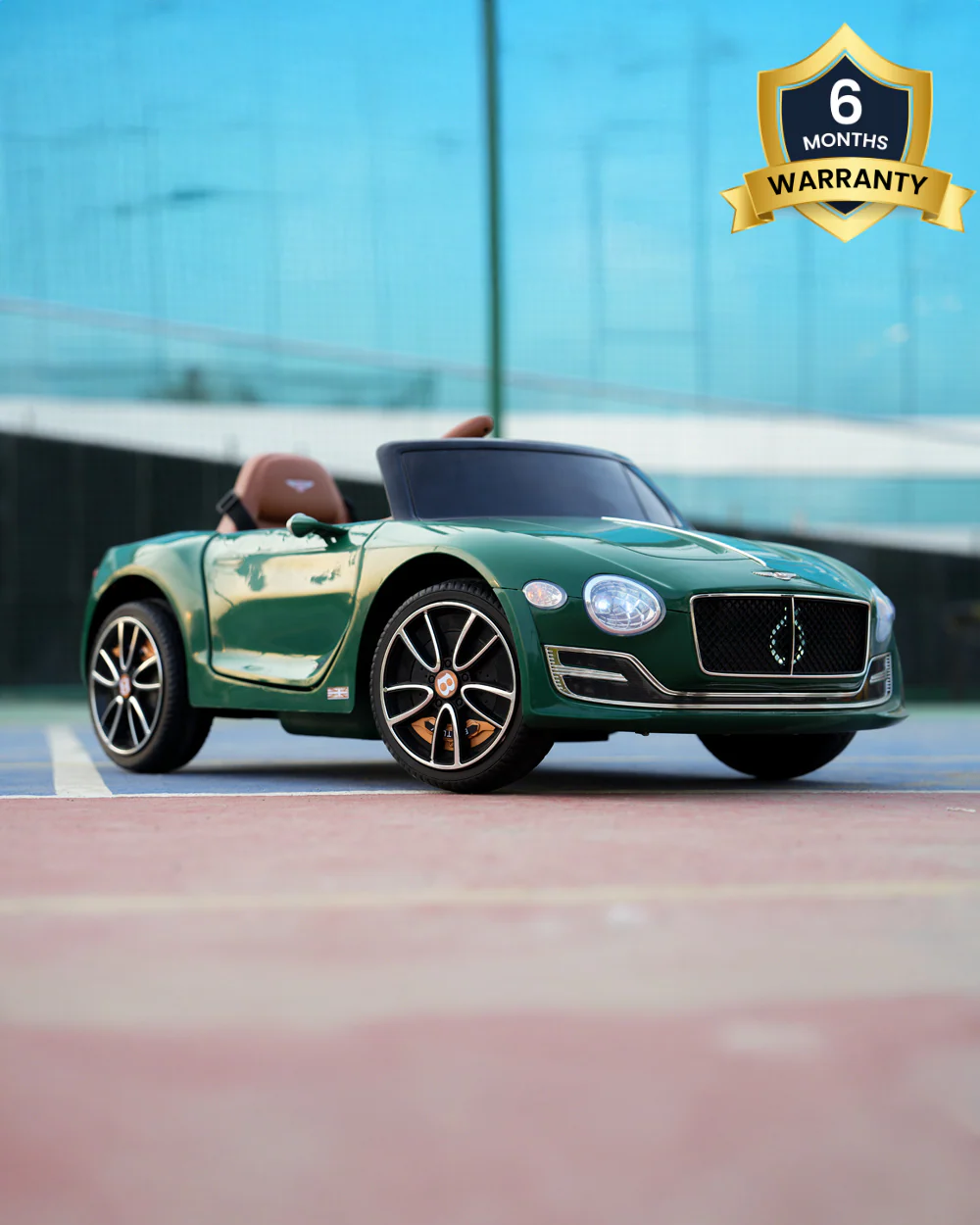 Bentley EXP 12 Speed 6e Ride On Car-Battery Operated-3 Point Safety Belt-With Manual or Remote Option to Steer-Tough Tires with Rear Suspension-Bold Gullwing Doors-Emotorad-For 3Y+ (Upto 30 Kg)-Green - Image 2