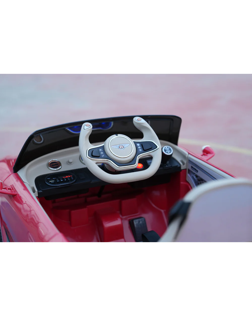 Bentley EXP 12 Speed 6e Ride On Car-Battery Operated-3 Point Safety Belt-With Manual or Remote Option to Steer-Tough Tires with Rear Suspension-Bold Gullwing Doors-Emotorad-For 3Y+ (Upto 30 Kg)-Red - Image 8