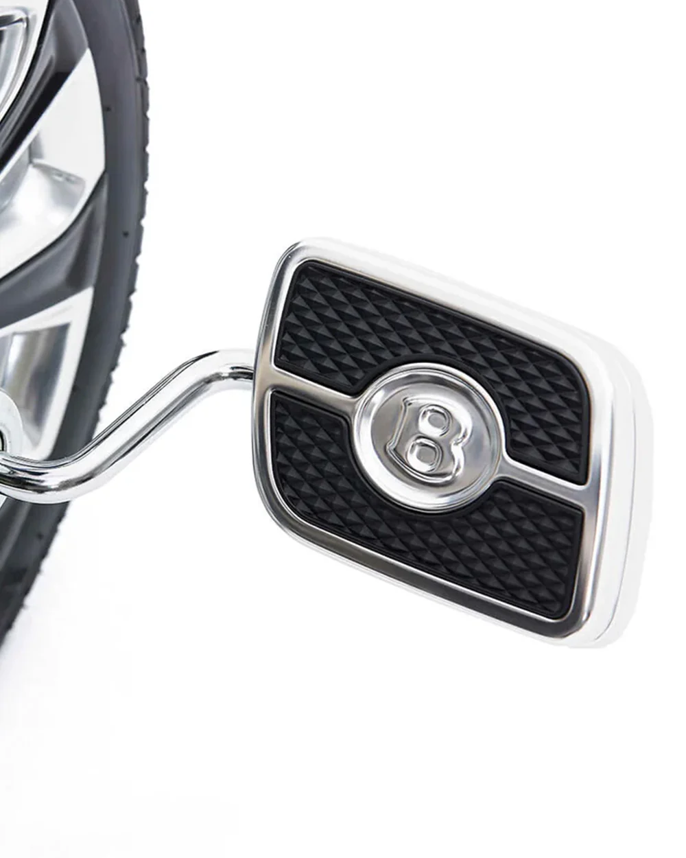 Bentley Mulliner 6 in 1 Trike Stroller-Continental GT Mulliner Style Replica Wheels-Cross Stiched & Cushioned Seats-With Bentley Badge & Anti Slip Pedals-For 6M to 5Y (Upto 25 Kg)-Cool Stone - Image 18