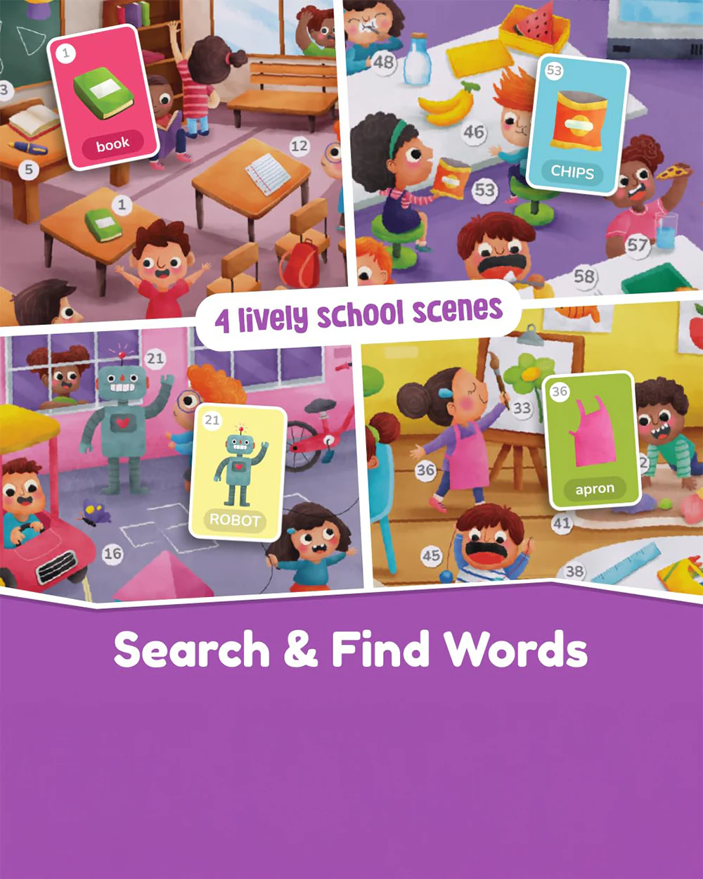 Bloomingo My First Words-Learning Kit-Includes Board Puzzle & Flash Cards-Learning & Educational Toys-24M+ - Image 3