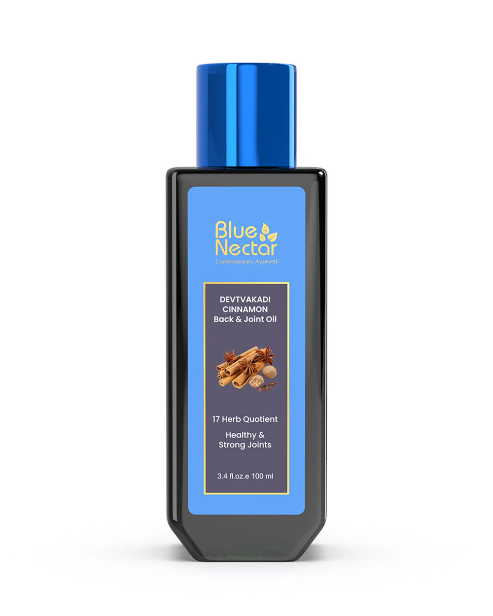 Blue Nectar Devtvakadi Cinnamon Ayurvedic Pain Relief Oil-For Body, Back, Knee and Legs-Pregnancy Safe - Image 5