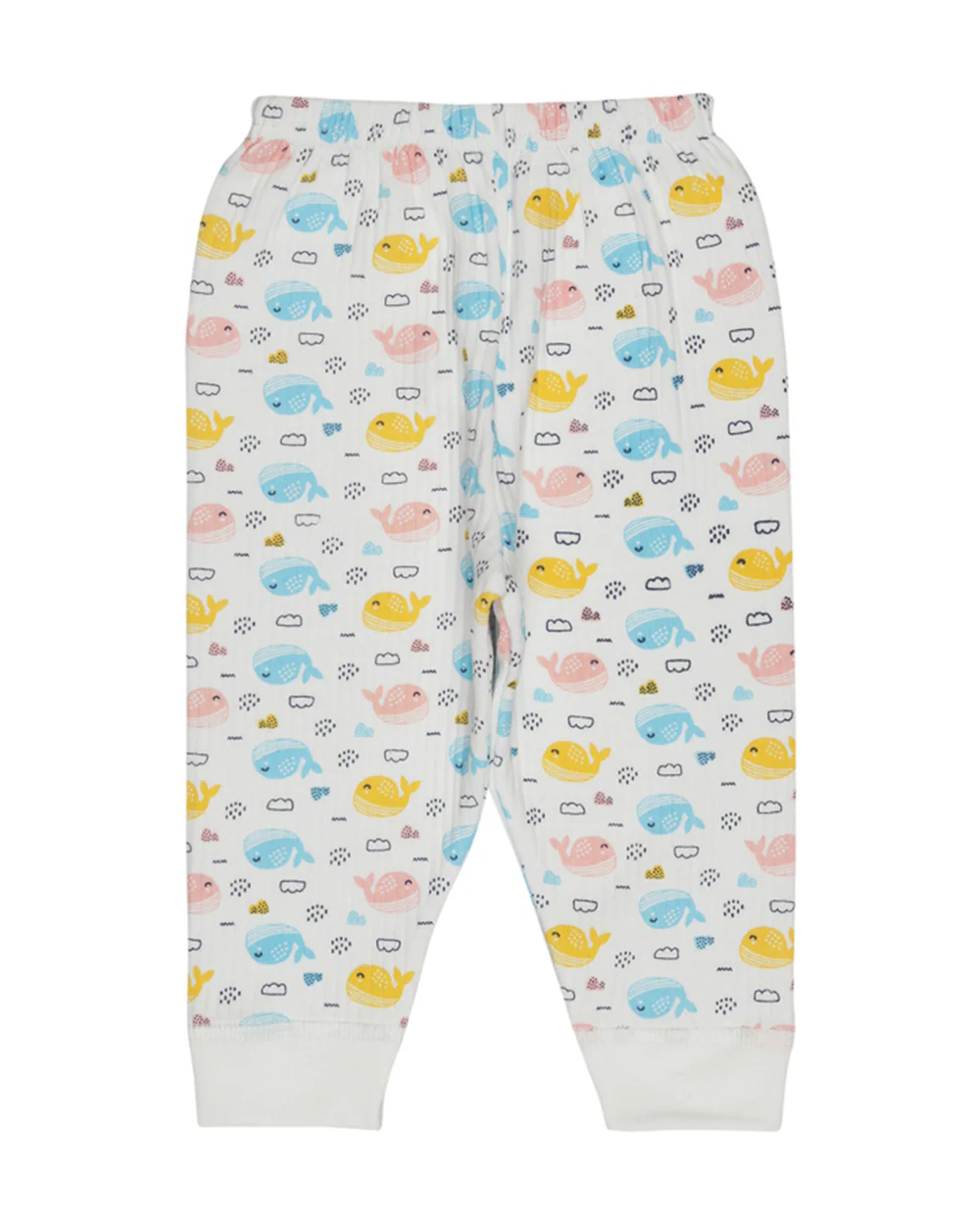 Bodycare Blue Winter Wear Thermal Set-Fishes-Cotton-For Infants - Image 6