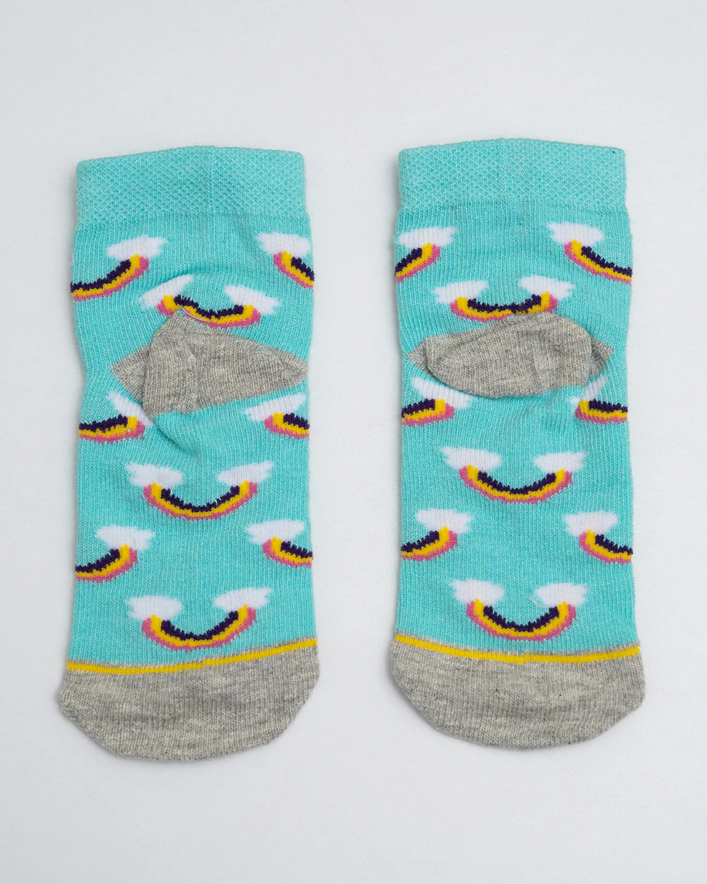 Bodycare Grey Melange Socks-Printed-Cotton-Pack of 10-For Infants - Image 9