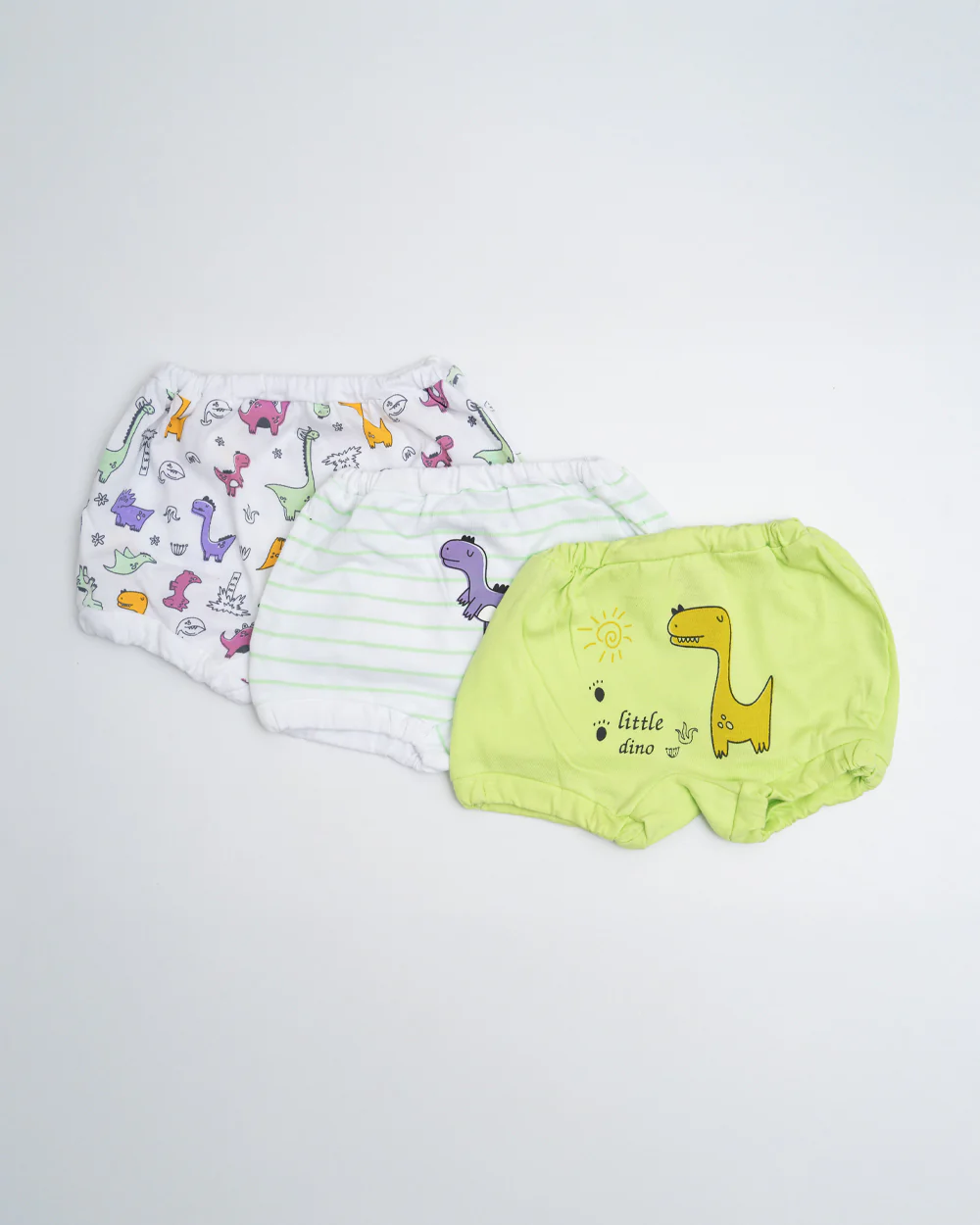 Bodycare Mint & Multicolor Briefs-Printed-Cotton-Pack of 3-For Infants