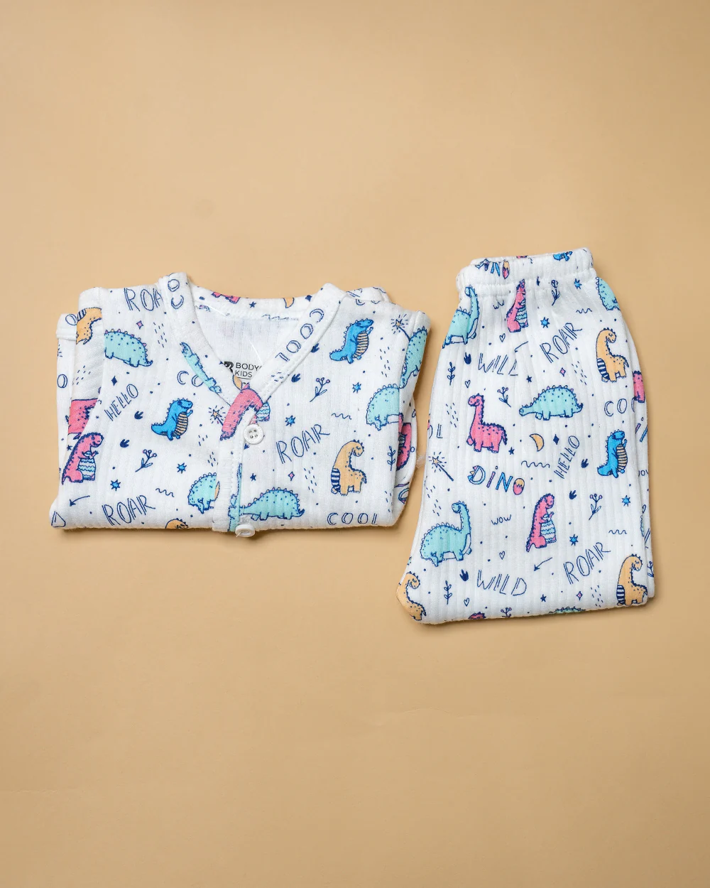 Bodycare Multicolor Thermal Set-Dinosaur-Cotton-For Infants - Image 11