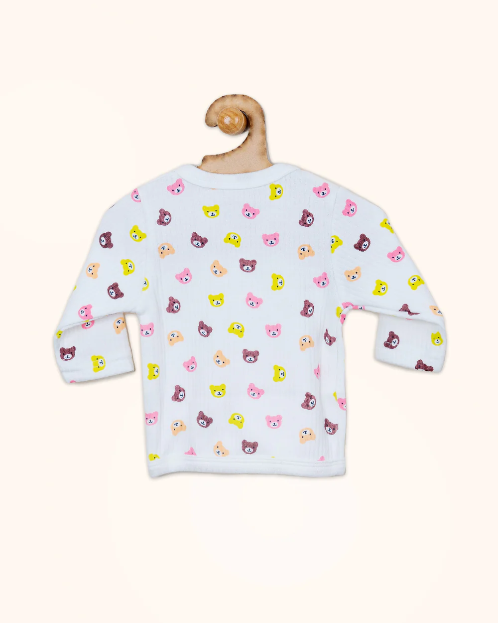 Bodycare White & Red Thermal Set-Printed-Cotton-For Infants - Image 4