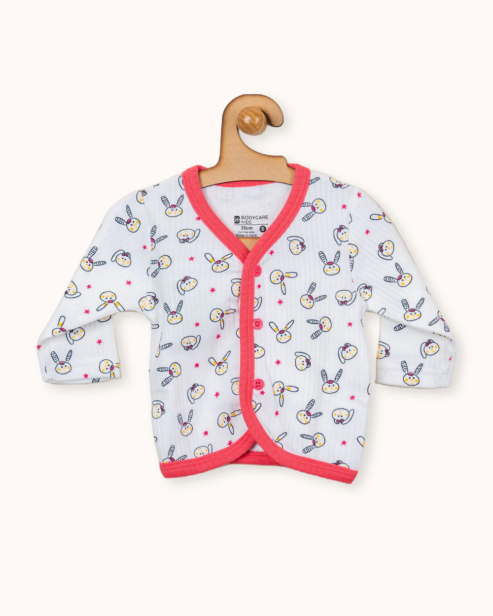 Bodycare White Thermal Set-Printed-Cotton-For Infants - Image 4