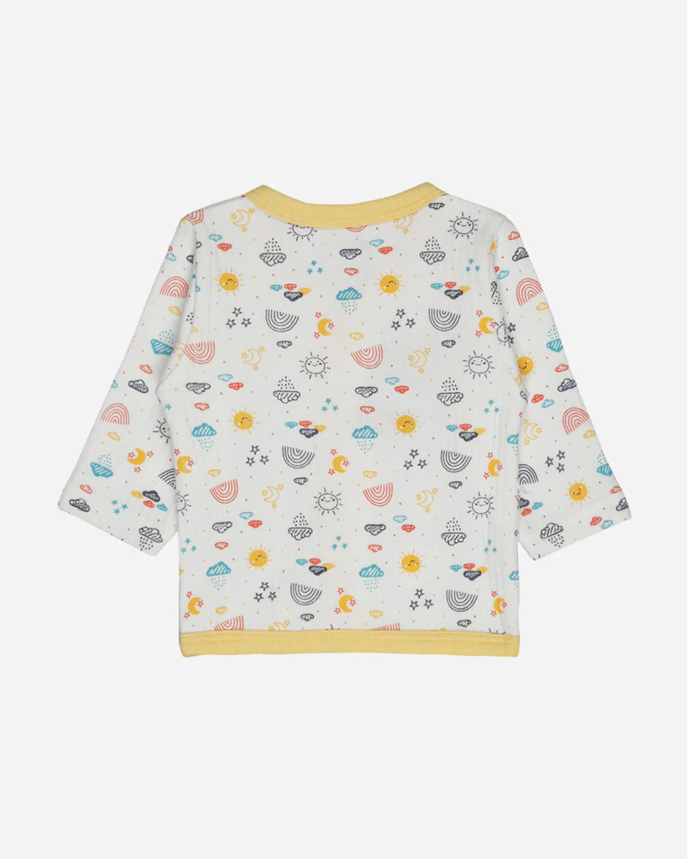 Bodycare Yellow & Multicolor Thermal Set-Printed-Cotton-For Infants - Image 2