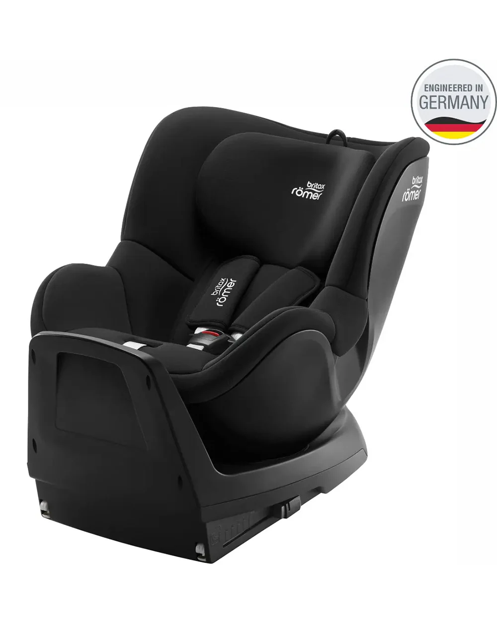 Britax Dualfix Plus Baby Car Seat-Convertible (Front & Rear Facing)-360 Degree Rotation-For 0 to 4Y (Upto 18Kg)-Space Black - Image 10