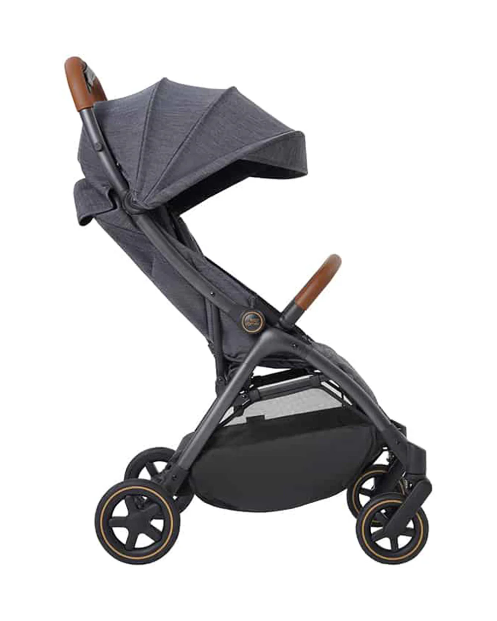 Britax Gravity II Baby Stroller-Auto One Hand Fold-Charcoal Black Leg Tubing-For 0 to 4Y (Upto 22Kg)-Marble Blue - Image 10