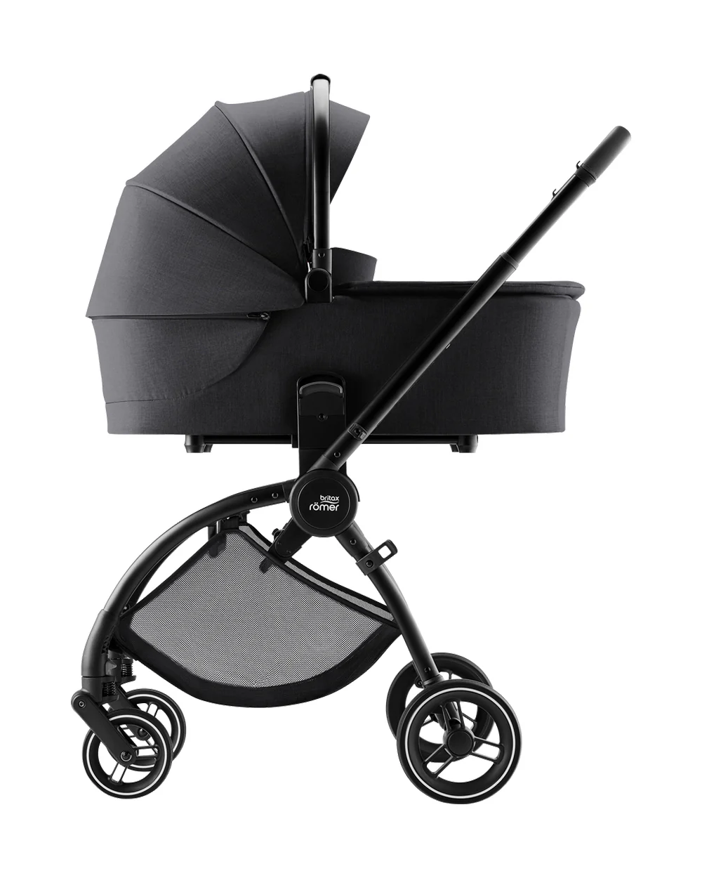 Britax Rio Lightweight Stroller-Height Adjustable Parent Handle Bar-Reversible & Flat Reclining Seat-One Hand Fold-Includes Cup Holder-For 0 to 4Y (Upto 22Kg)-Carbon Black - Image 10