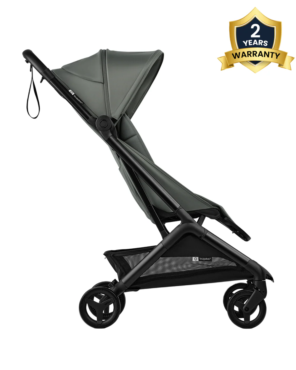 Bugaboo Butterfly 2 Cabin Friendly Stroller-One Second Ultra Compact Fold-Flat Reclining Seat-Large Storage Basket-Car Seat Compatible-2 Years Warranty-For 0 to 4Y-Forest Green - Image 2