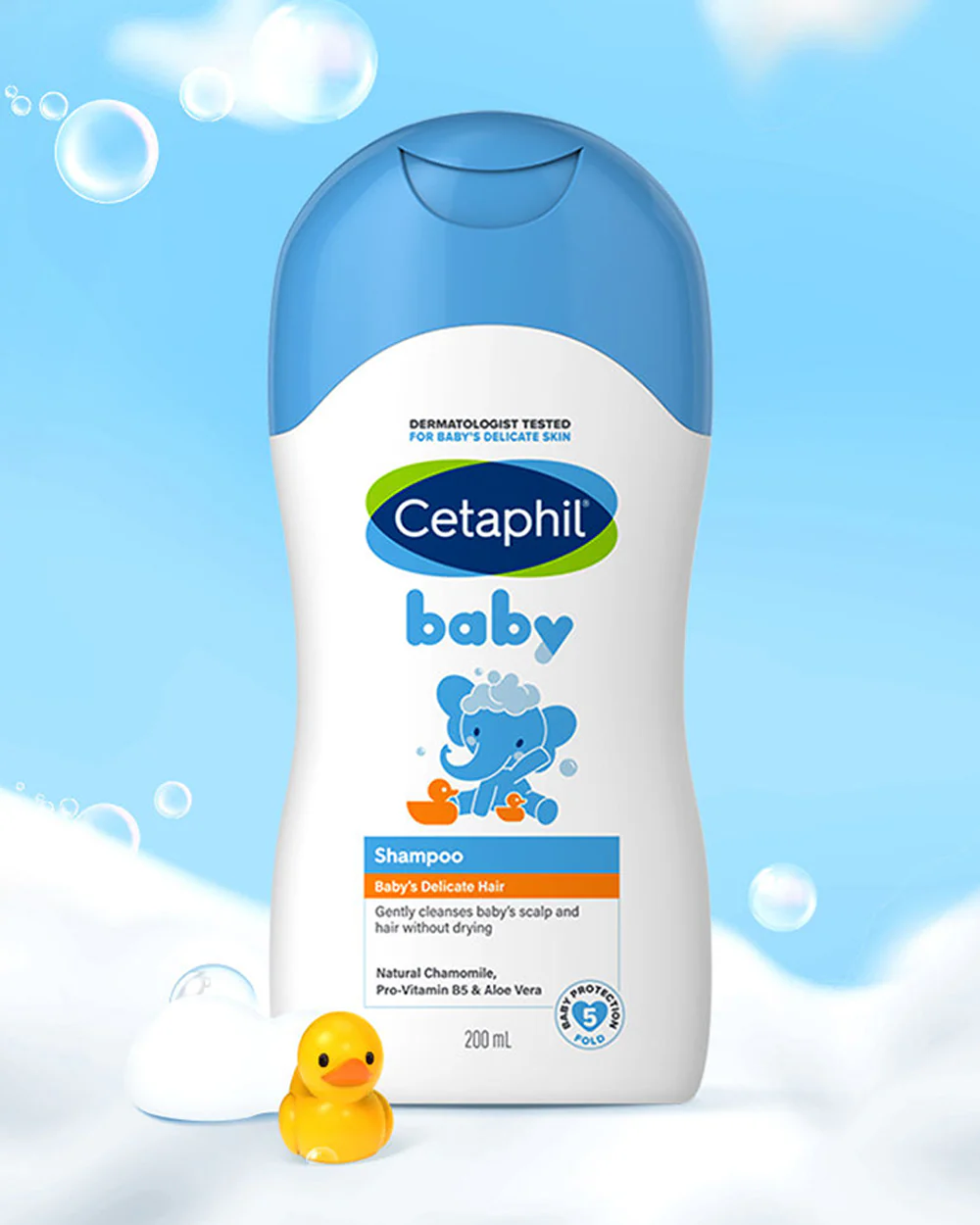 Cetaphil Baby Shampoo-With Chamomile, Pro-Vitamin B5 & Aloe Vera-For Cleansing & Soothing Sensitive Scalp - Image 8