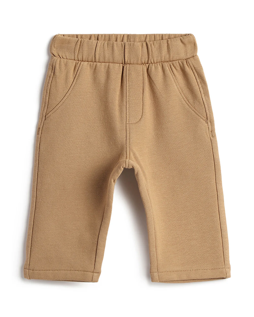 Chicco Army Green & Tan Sweatshirt Set-Printed-Cotton-For Infants - Image 3