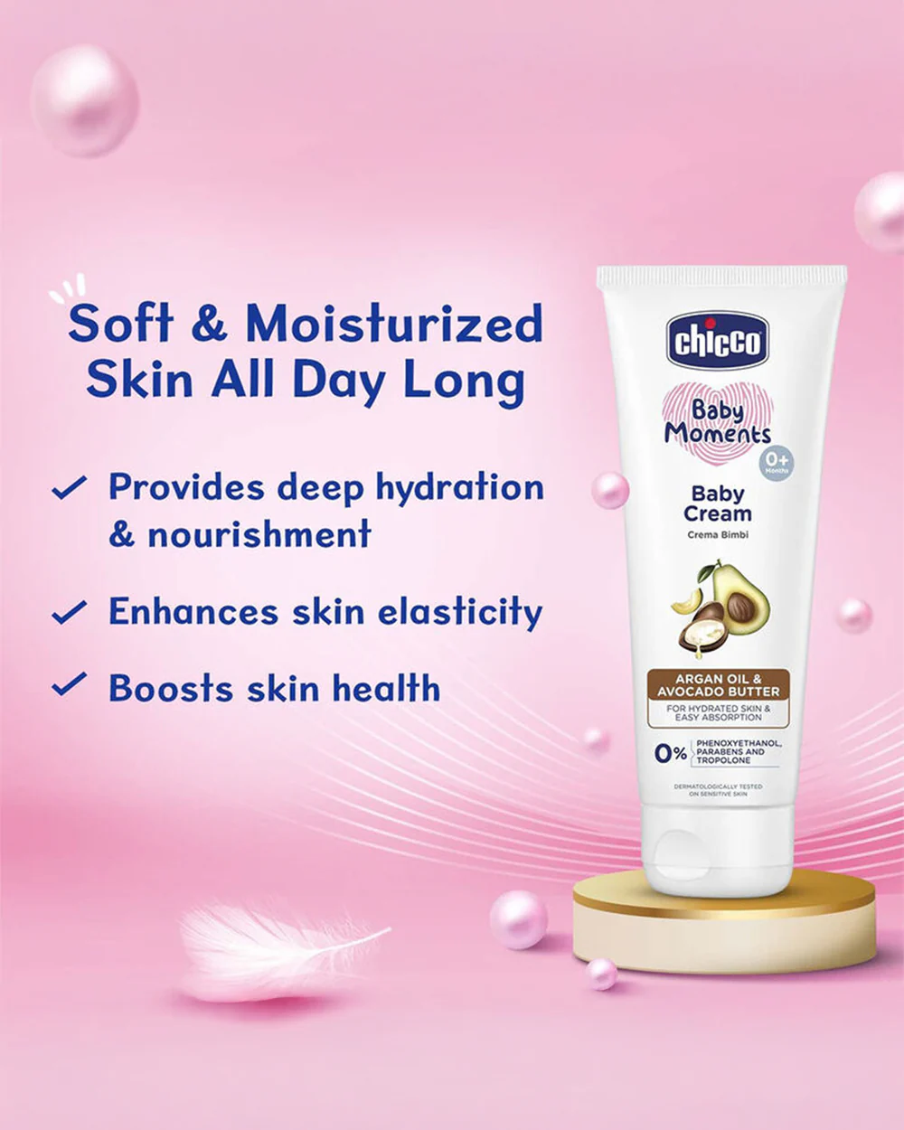 Chicco Baby Moments Baby Cream-With Argan Oil & Avocado Butter - Image 11
