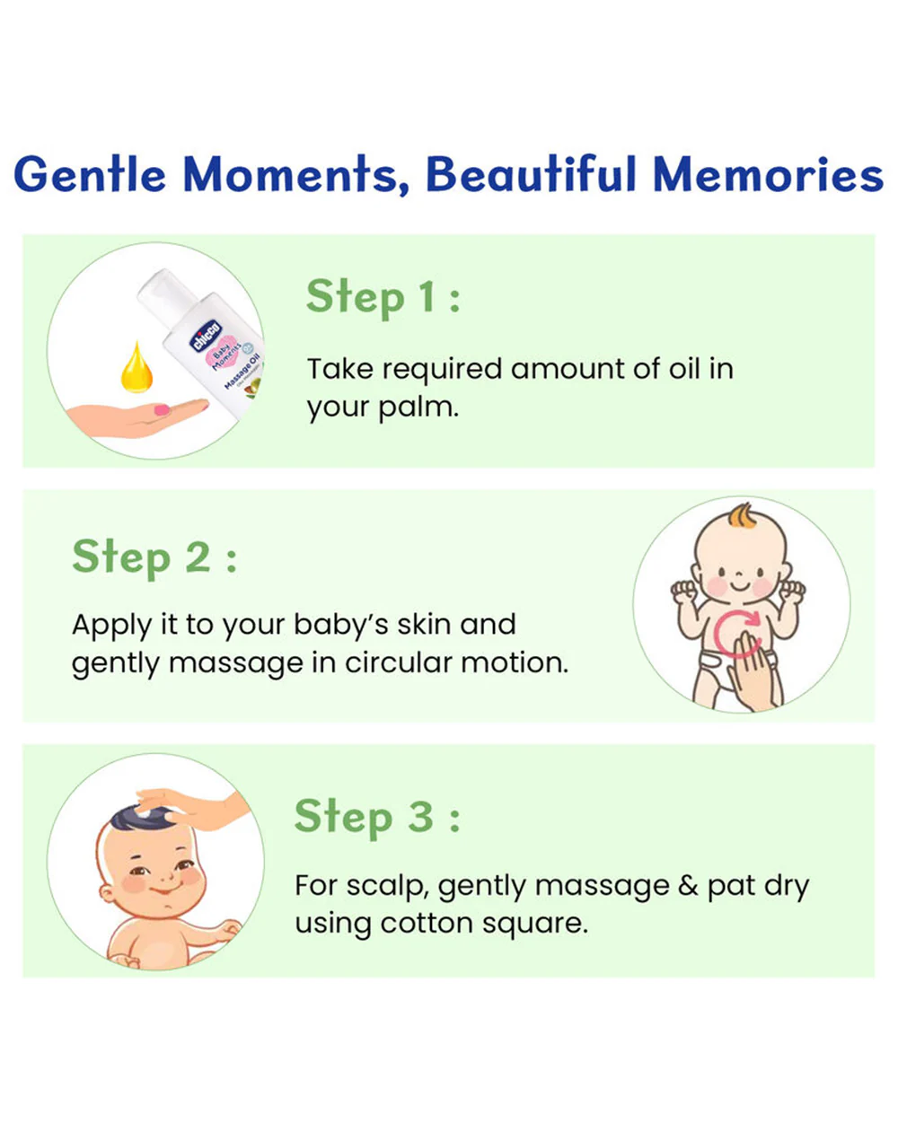 Chicco Baby Moments Baby Massage Oil-With Olive & Almond Oil - Image 24