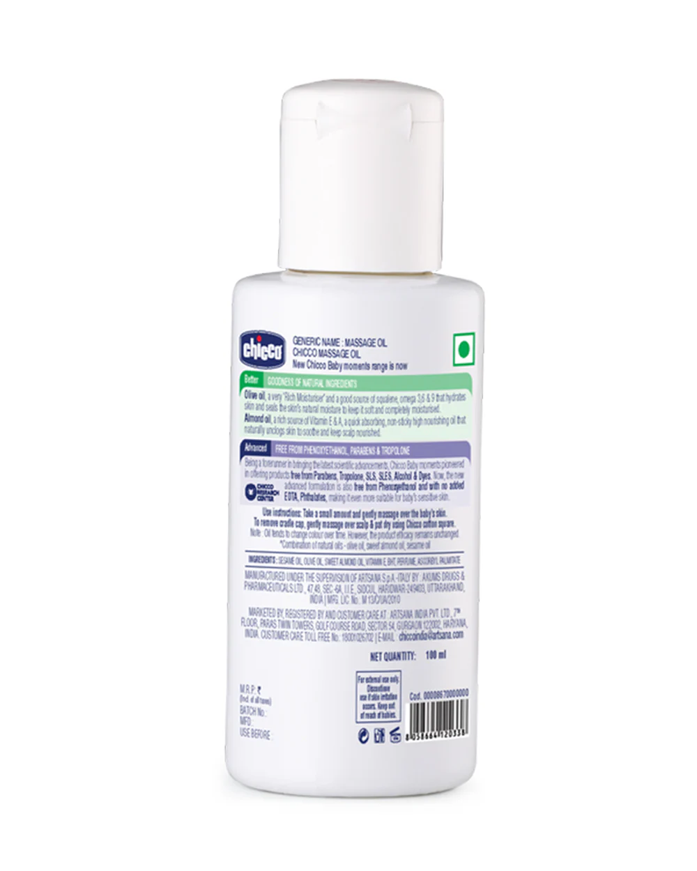 Chicco Baby Moments Baby Massage Oil-With Olive & Almond Oil - Image 29