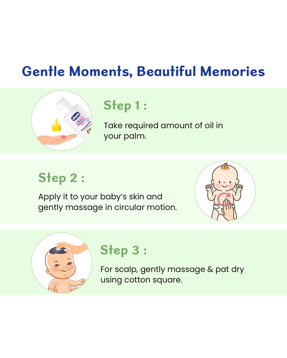 Chicco Baby Moments Baby Massage Oil-With Olive & Almond Oil - Image 35