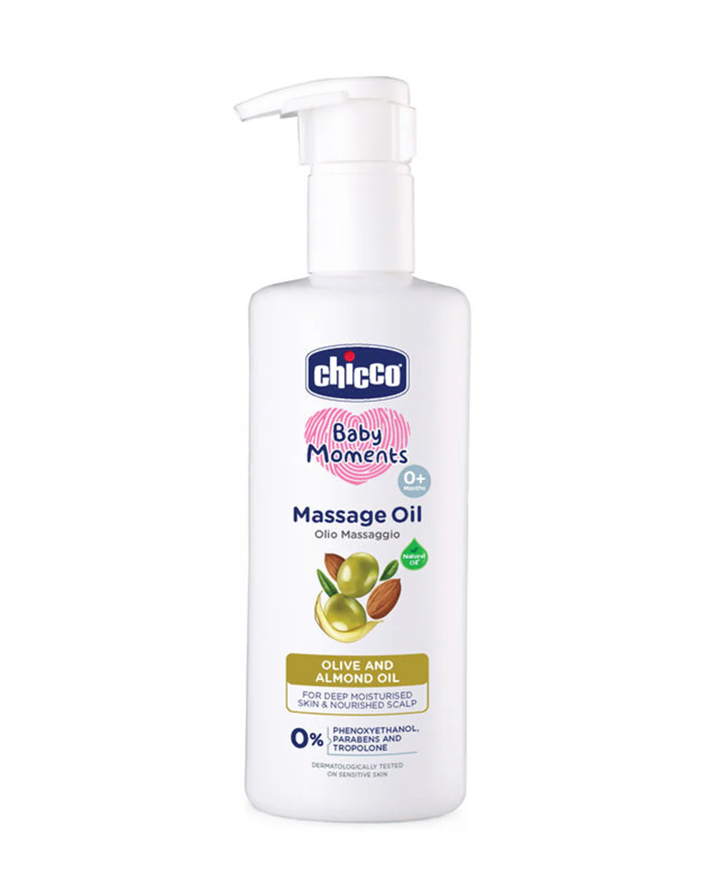 Chicco Baby Moments Baby Massage Oil-With Olive & Almond Oil - Image 9