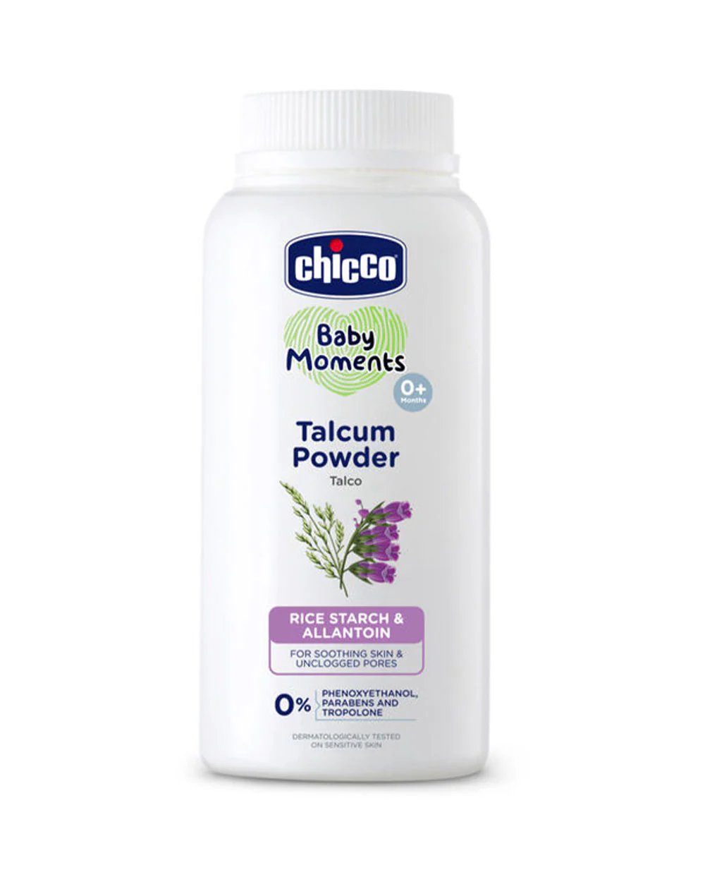 Chicco Baby Moments Baby Powder-With Rice Starch & Allantoin