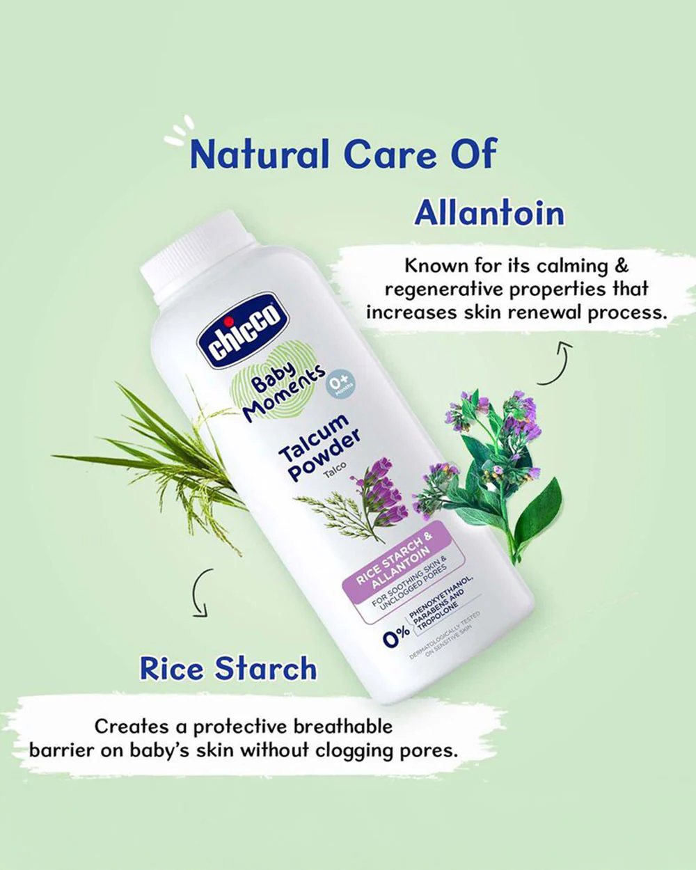 Chicco Baby Moments Baby Powder-With Rice Starch & Allantoin - Image 21