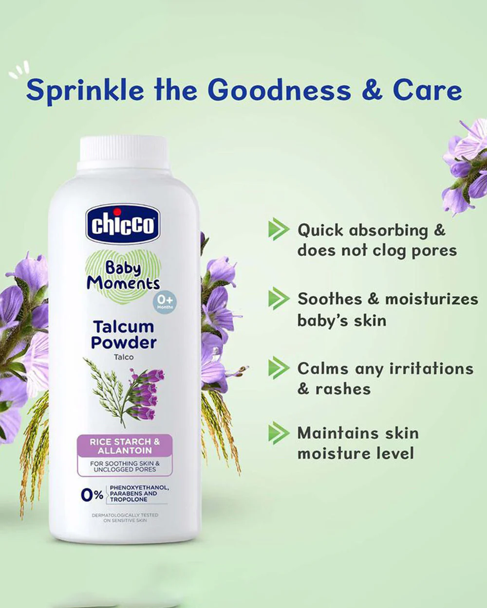 Chicco Baby Moments Baby Powder-With Rice Starch & Allantoin - Image 27