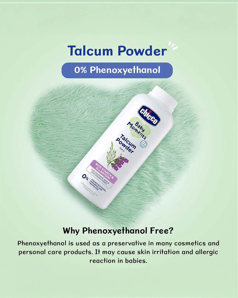 Chicco Baby Moments Baby Powder-With Rice Starch & Allantoin - Image 4