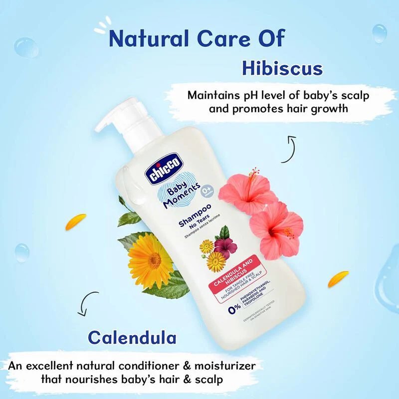 Chicco Baby Moments Baby Shampoo-With Calendula & Hibiscus - Image 21
